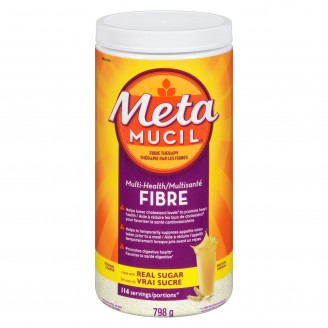Metamucil 3 in 1 MultiHealth Fibre, Original Texture Powder Unflavoured - 114 Doses